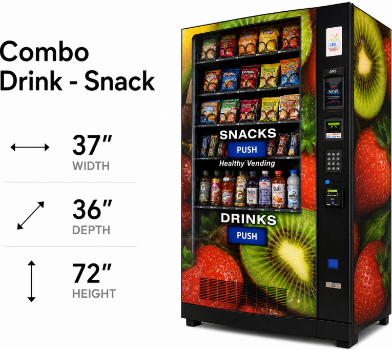 Cashless ready vending machine