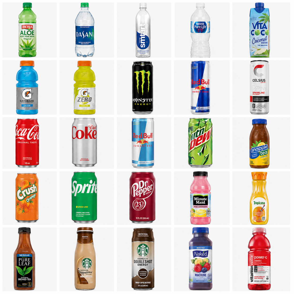 Drinks product examples
