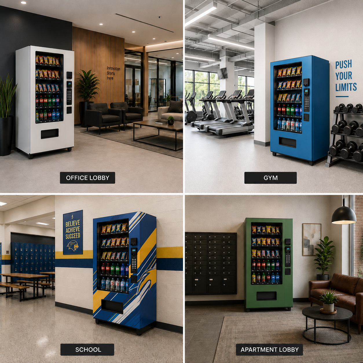 Residential communities vending placement